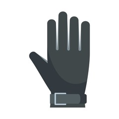 American football glove icon. Flat illustration of american football glove vector icon for web design