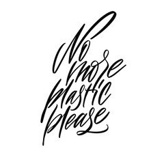 No more plastic. Print on a t-shirt, banner or poster.