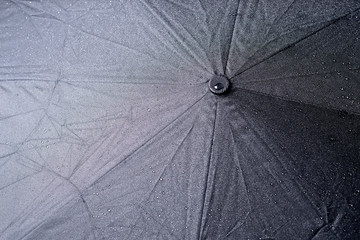 umbrella in drops of water