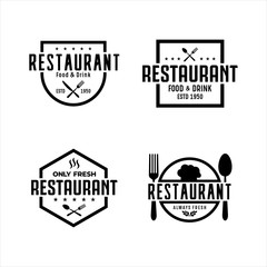 Obraz premium Restaurant Food and Drink Only Fresh