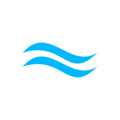 waves icon vector design template