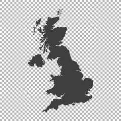 Fototapeta na wymiar map of united kingdom