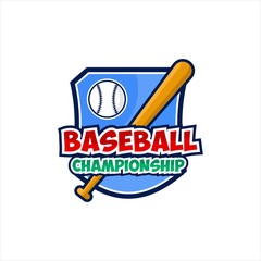 Baseball Championship Vector design Logos