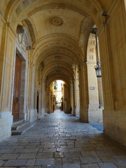 Fototapeta na wymiar Architecture details in La Valletta Malta