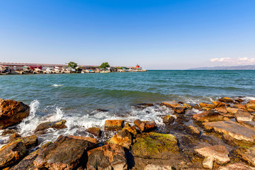 Ordu, Turkey, 13 August 2019: Harbor, Fatsa.