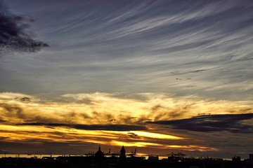 Sunset clouds