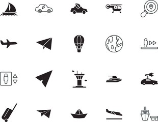transport vector icon set such as: indoor, regatta, gate, close, geography, public, luxury, urban, natural, fuel, linear, lobby, america, abstract, clinic, battery, logistic, hospital, fragile