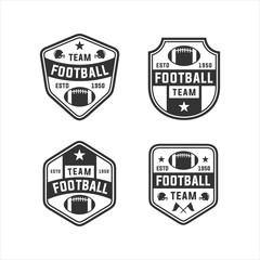 Obraz premium Football Team Set Vector Logos