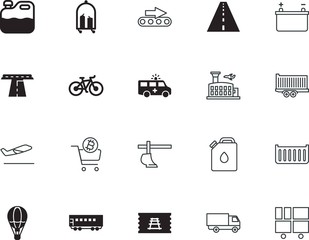 transport vector icon set such as: rounded, art, departures, maritime, crypto, medicine, crane, world, linear, checkout, tower, hot, anti, engine, center, agriculture, painting, mountain, charge