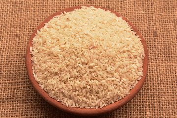 rice in the bowl