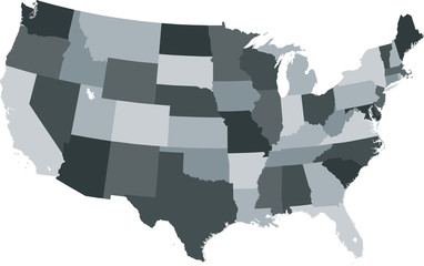 map of USA