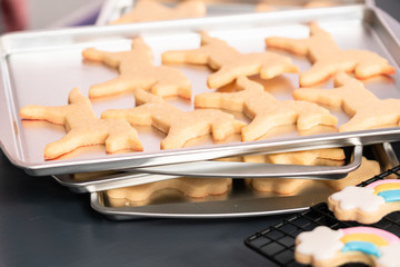 Sugar cookies with royal icing