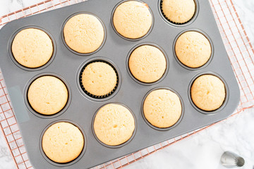 Baking cupcakes
