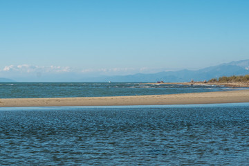 Brandung am Meer in Italien