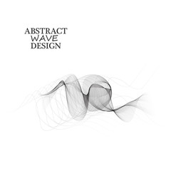 Abstract vector background, gray waved lines for brochure, website, flyer design.