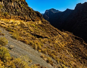 Parque Natural del barranco del infierno en Tenerife
