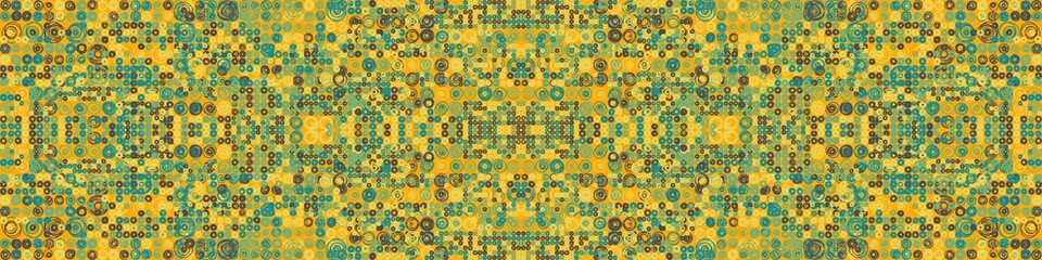 Abstract Symbols Random Distributed Pattern Generative Art background illustration