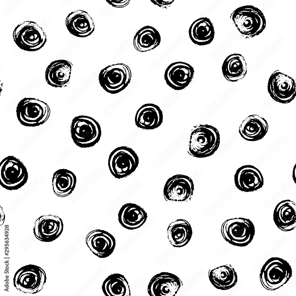 Poster modern seamless pattern. hand drown for wrapping paper. design element. modern simple abstract templ