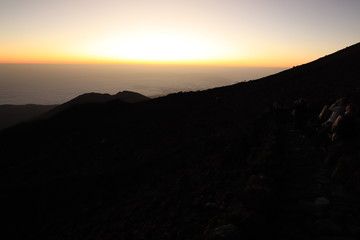 Anochecer Teide Tenerife