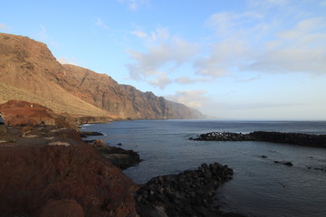 Puesta de sol en Punta de Teno