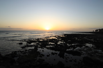 Obraz premium Puesta de sol sur de Tenerife