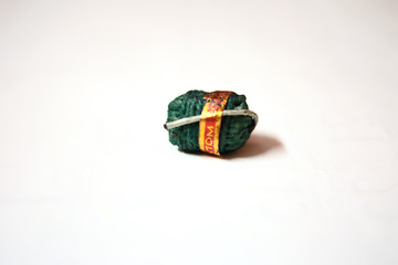Diwali fire bomb cracker on white background