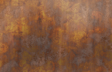 old rusty oxidized eroded metal 