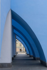 Obraz premium Details of the Architecture of the Orthodox St Michael's Church in Kiev, Ukraine