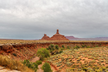 Desert Wash In Valley of the Gods, Utah