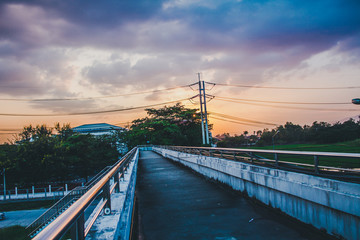 bridge over the river