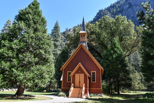 Littel church in the Yosemite NP