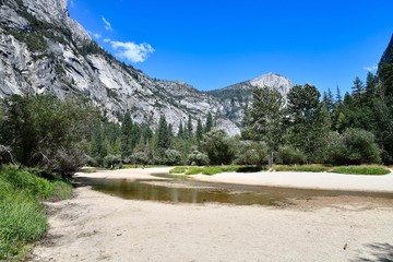Mirror Lake in Yosemite National Park
