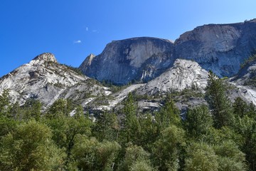 Half Dome view from Mirror Lake