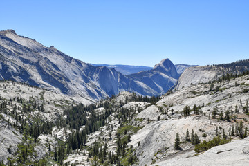 Yosemite Valley view from Tioga Pass