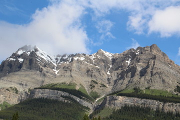Fototapeta na wymiar Ridge Of Mount Wilson, Banff National Park, Alberta