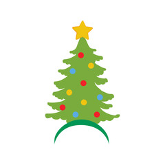 Christmas hat illustration