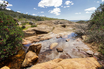 Creek at Ellis Brook Valley viewpoint Perth WA