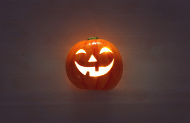 holidays halloween concept image of cute Pumpkin