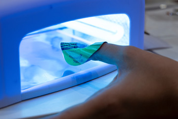 uv system of nails extension