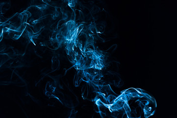 Smoke dark pattern background black color fractal texture effect shape