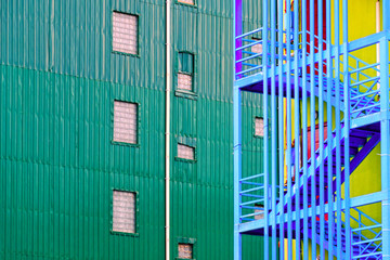 Exterior color of building facade