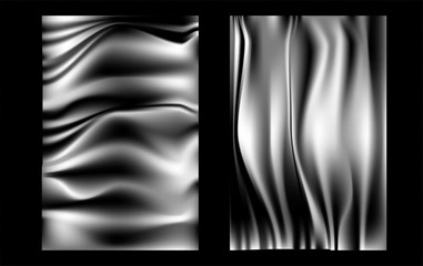 Realistic stretch transparent polyethylene vector