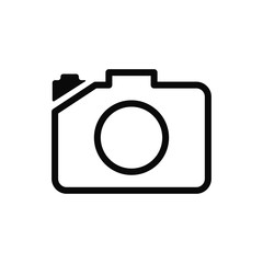 photo icon trendy flat design
