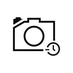 photo icon trendy flat design