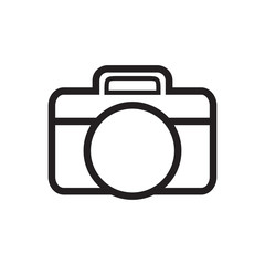 photo icon trendy flat design