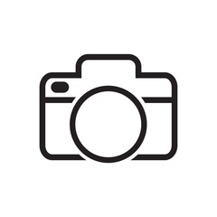 photo icon trendy flat design