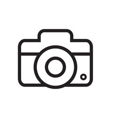 photo icon trendy flat design