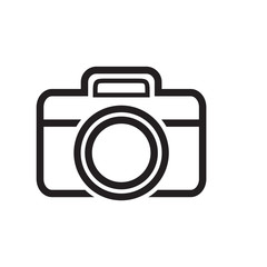 photo icon trendy flat design
