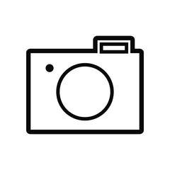 photo icon trendy flat design