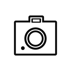 photo icon trendy flat design